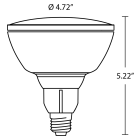 Viribright PAR38 LED Flood Lamp (32 pack) 75 Watt Replacement, Warm White 2700K, E26 Base, Dimmable
