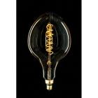 Oversize Pair Style - Swirl Filament - Edison Antique Vintage Oversize LED Light Bulb - 1 Pack - Medium size. 6 wattage - E26 - 15,000 hour of life. 180 Lumens