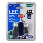 Pilot Automotive (IL-194G-5-AM) Green 5-SMD LED Dome Light Bulb - 2 Piece