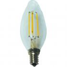 Lighting Science 40W Equivalent B11 Filament E12 Base Soft White LED Light 3 Ct