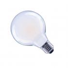40-Watt Equivalent G25 Globe Frosted Glass Filament Dimmable LED Light Bulb Soft White (6-Pack)