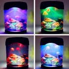 Colorful LED Electric Jellyfish Tank Sea World Swimming Mood Lamp Nightlight MultiColored for Home Decoration Gift