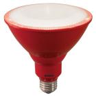 Energetic LED Color Light Bulbs, 8W (60W Equivalent), Red, Par38 Shape, E26 Base, UL Listed, 4-count