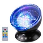 Ocean Wave Projector LED Night Light Lamp With Remote Control