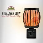 Himalayan Glow Salt Lamp Wall Plug-in, 360 Rotatable Framed Night Light