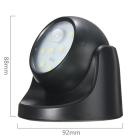 KingSo Grtsunsea LED Sensor Light 9 SMD PIR Motion Activated Cordless Night Lamp White In/Outdoor Garden Wall Patio