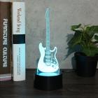 3D Lamp Guitar Led Illusion Light 3D Night Light USB Acrylic Colorful LED Table Desk Christmas Decoration Gift Toy