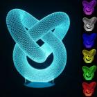 3D illusion Visual Night Light 7 Colors Change LED Desk Lamp Bedroom Home Decor