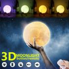 3D USB Moonlight Lamp LED Night Light Moonlight Gift Color Changing + Remote Control