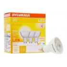 Sylvania LED Light Bulbs, 35W Equivalent, PAR16 GU10, Dimmable, Bright White 3-count