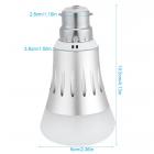 7W WiFi Light Bulb Smart LED Bulb WiFi Wireless Remote Control Dimmable RGBW Smart LED Bulb Lamp Light (B22)