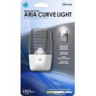 Westek NL-ARIA-C Aria Curve Night Light, Clear, 1 Pack