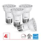 LEDPAX PAR 16 Dimmable LED Bulb, 6.5W (50W equivalent), 2700K, 500 Lumens, CRI 80, UL, ES Certified, 8 Pack