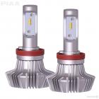 PIAA 26-17309 H9 Platinum LED Replacement Bulb; 25W; 6000K; 4000LM; Twin Pack;