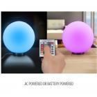 ENHANCE Color Changing Children's 5.9" LED Mood Lamp Night Light with 4 Lighting Modes & Battery or AC Adapter Power - Perfect for Bedrooms , Patios & Nightstands