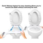 Aim to Wash! Bidet Attachment with Toilet Night Light