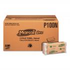 Marcal PRO Folded Paper Towels, 1-Ply, 10 1/8" x 12 7/8 ", 150/Pack, 16 Packs/CT -MRCP100N