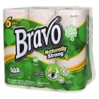 Bravo Naturally Strong® Paper Towels 6-Pack