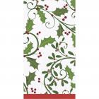 Holiday Holly Guest Towels, 48 Count