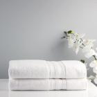 Freshee 2-Piece Bath Towel Set, White - Featuring Intellifresh? Technology