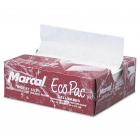 Marcal Eco-Pac Interfolded Dry Wax Paper, White, 500 count, (Pack of 12)
