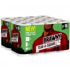 Brawny Tear-A-Square Paper Towels, 16 Double Rolls