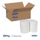 Kleenex Premiere Center-Pull Towels, Perforated, 15 x 8, 8 2/5 dia, 250/Roll, 4 Rolls/Ct