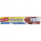 (2 Pack) Glad FreezerWrap Plastic Food Wrap - 150 sq ft Roll
