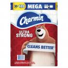 Charmin Ultra Strong Toilet Paper 30 Mega Roll, 286 Sheets Per Roll