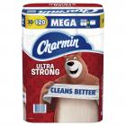 Charmin Ultra Strong Toilet Paper 30 Mega Roll, 286 Sheets Per Roll