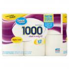 Great Value 1000 Sheets Toilet Paper, 12 Rolls