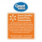 Great Value 2-Ply Soft & Strong Premium Toilet Paper Roll, 6 Count