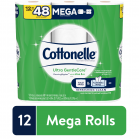 Cottonelle Ultra GentleCare Toilet Paper, 12 Mega Rolls