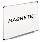 Universal Magnetic Steel Dry Erase Board, 48 x 36, White, Aluminum Frame -UNV43734