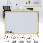 24"x16"Home School Office Multifunctional Double Side Magnetic Whiteboard Writing Drawing Presentation Board