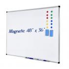 Magnetic Dry Erase Board, 36x48 Inches Magnetic Whiteboard for Office, Cubicle, School, Kids