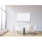 Luxor Magnetic Wall-Mounted Dry Erase Board, 36" x 24", Silver Aluminum Frame