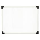 Dry Erase Board, Melamine, 36 x 24, White, Black/Gray Aluminum/Plastic Frame -UNV43723