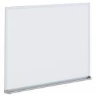 Universal Dry-Erase Board, Melamine, 24 x 18, Satin-Finished Aluminum Frame -UNV43622