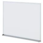 Universal Dry-Erase Board, Melamine, 24 x 18, Satin-Finished Aluminum Frame -UNV43622