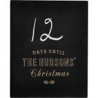 Personalized RedEnvelope Countdown Chalkboard Art Sizes 8x10 and 12x16