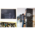 1Pcs 200 x 45/60cm Vinyl Blackboard Wall Stickers Removable Chalkboard Decal Roll Blackboard Wallpaper Contact Paper Self Adhesive Wall Sticker for Home Office