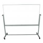 Luxor Magnetic Rolling Whiteboard, 72" x 40", Silver Aluminum Frame