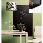 4Pcs Vinyl Blackboard Sticker Self-Adhesive Wall Sticker Wall Paper Chalkboard Contact Paper 78.74"x17.71" For School/ Office/ Home
