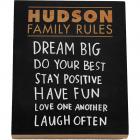 Personalized RedEnvelope Rules Chalkboard Art 8x10 or 12x16
