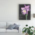 Trademark Fine Art 'Chalkboard Flower II' Canvas Art by Jennifer Paxton Parker