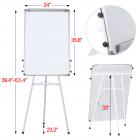 Height Adjustable Tripod Magnetic Whiteboard Portable Dry Erase Board