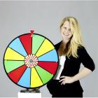 Midway Monsters 24" Color Dry Erase Tabletop Prize Wheel for Trade Shows