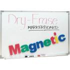 School Smart Magnetic Dry Erase Board, 2' x 3', Aluminum Frame