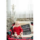 My First Christmas Photo Sharing Chalkboard Sign